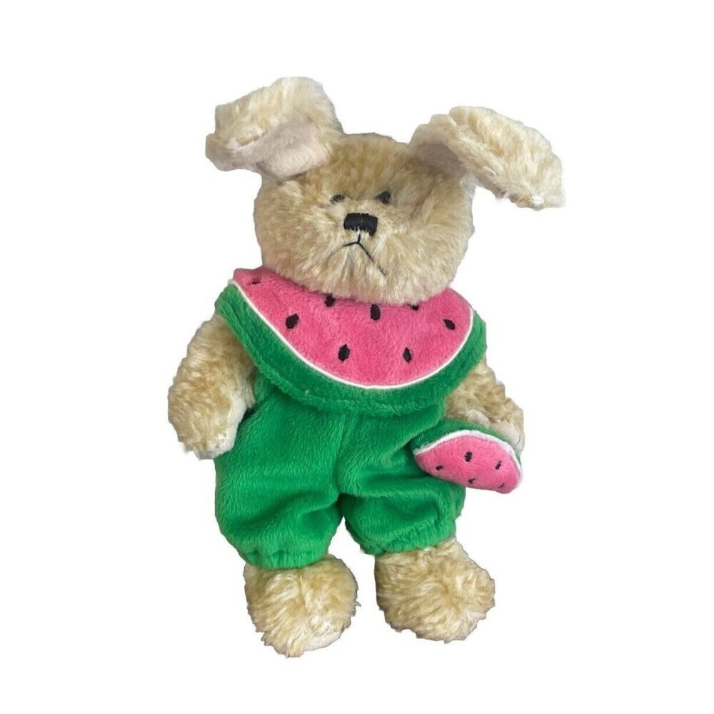 Hug Fun Bunny Rabbit Plush Stuffed Animal In Watermelon Outfit